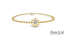 Blooming Beauty Bracelet (18k, 0.05 CTS)