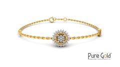 Nakshatra Single Star Bracelet (18, 0.08 CTS)