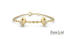 Bezzora Little Tweets Bracelet (18k and 0.02 CTS)