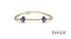 Bezzora Bluebird Bracelet (18k and 0.02CTS)