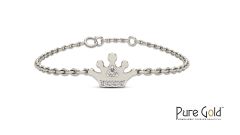 Bezzora Crown Delight Bracelet (18k and 0.02CTS)