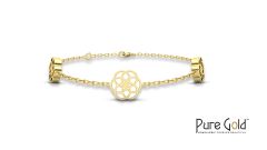 18 Karat Gold Luciana Mother of Pearl Bracelet - PGBRG34332