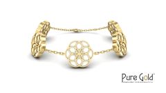 18 Karat Luciana Moonlight Pearl Bracelet - PGBRG34418