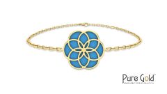 18 Karat Gold Luciana Turquoise Bracelet - PGBRG34596