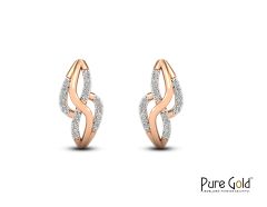 Shimmering Symphony Earring (18k and 0.08CTS)