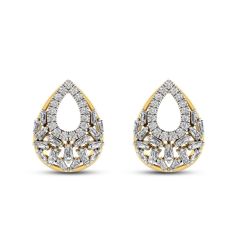 Dew Drop Diamond Earring-PGERG25266