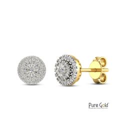 Round Stud Diamond Earring - PGERG26126