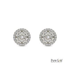 18K Gold Classic Diamond Studs (0.20 CTS)
