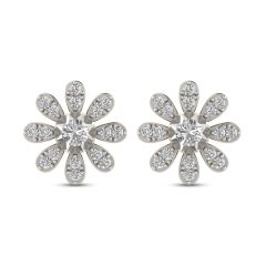 Pure Sparkle Dainty Daisies (18k, 0.17CTS)