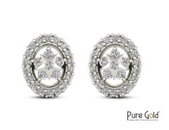 Pure Sparkle Earring (0.15 CTS, 18 Karat) 