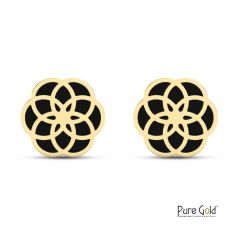 18 Karat Gold Luciana Black Onyx Bracelet - PGERG34595