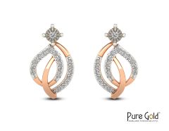 Pure Sparkle Seraphina Earring (18k and 0.14CTS)