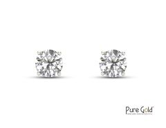 Handmade Modern Heirloom Earring (18k and 0.50Cts)