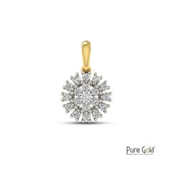 Delicate Diamond Snowflake Pendant (18K, 0.20 CTS)