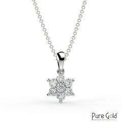 Quarter Carat Diamond Star Pendant