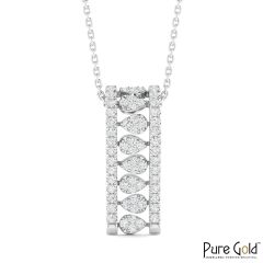 18K Gold Royal Elegance Pendant with Diamonds
