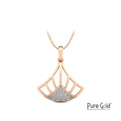 Shimmering Sail Pendant (18K and 0.14CTS)