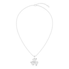 18k Gold Petal Symphony Pendant with Diamonds