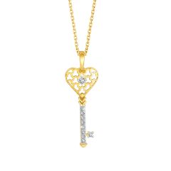 Key Heart Pendant