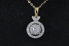 Illusion Diamond Pendant - PGPNG26146
