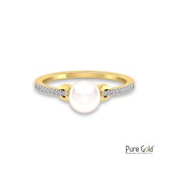 Oystra Pearl Radiance (0.5CTS and 18K gold)