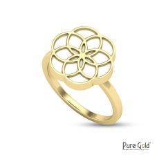 18 Karat Gold Luciana Mother of Pearl Ring