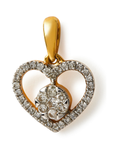CPP - Pure Sparkle Heart Set Pendant