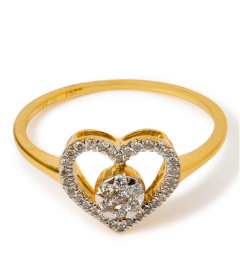 Pure Sparkle Heart Set Ring CPP - PGRNG28345